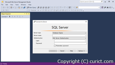 SQL Server Management Studio - 英語